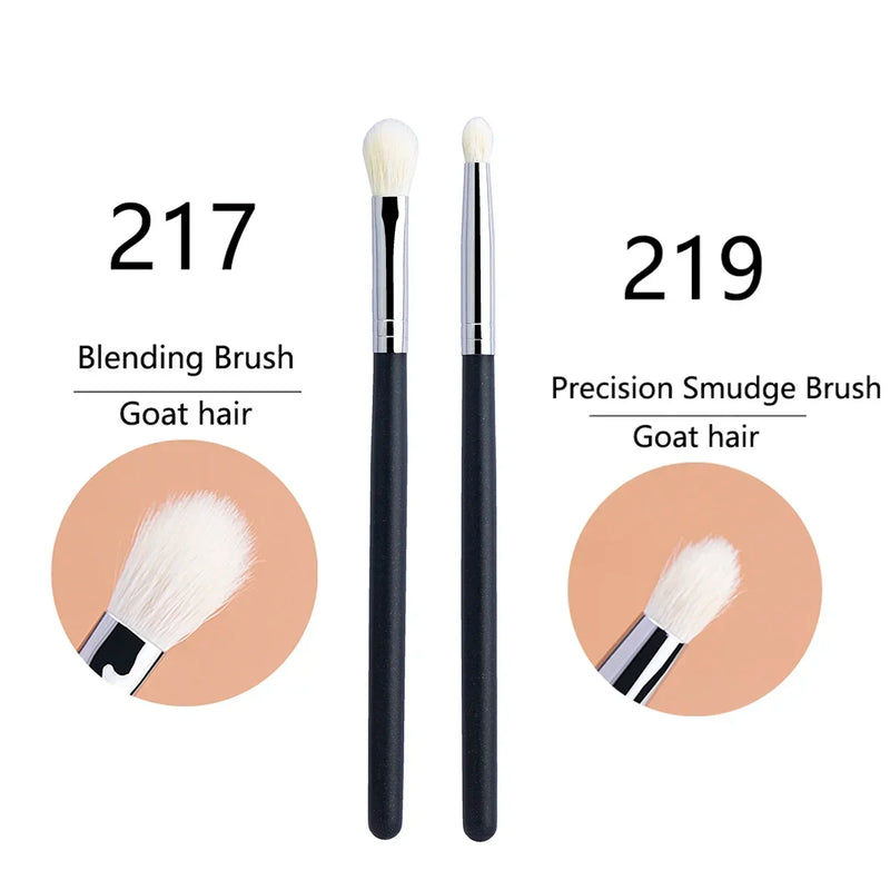 Makeup Eyeshadow Brushes Flat Eye Shadow Shader crease Blending Brushes Goat Hair Eye Shadow Liquid Cream Powder Make Up Tool