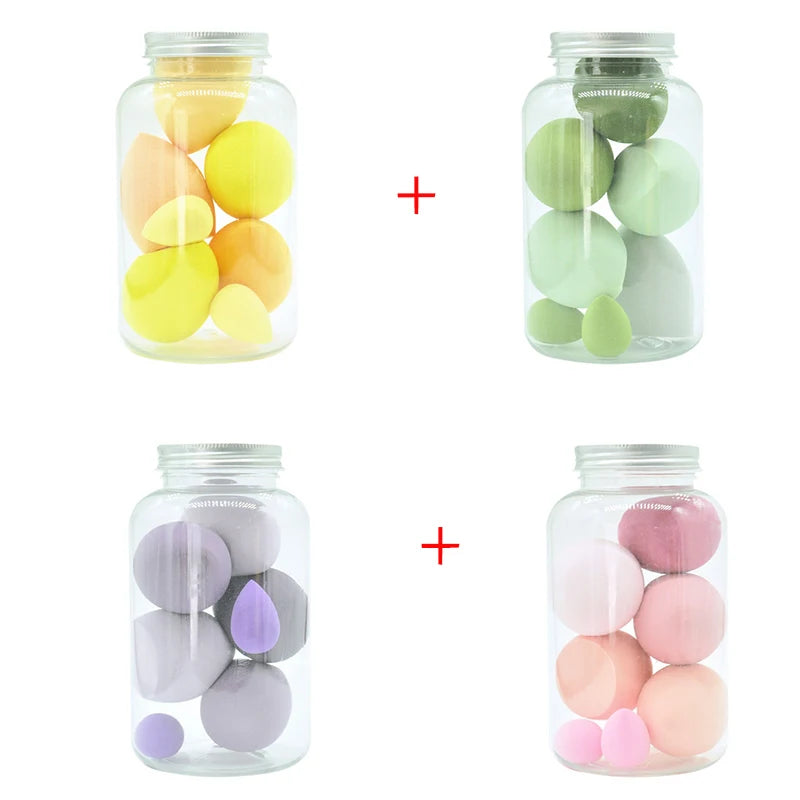 4Pc Beauty Egg Makeup Blender Cosmetic Puff Makeup Sponge Cushion Foundation Powder Sponge Beauty Tool Women Make Up Accessories