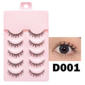 New Manga Lashes Soft Natural Eyelashes Thick False Eyelashes Manga Eyelashes Daily Dating Makeup Eyelashes Lashes Wispy