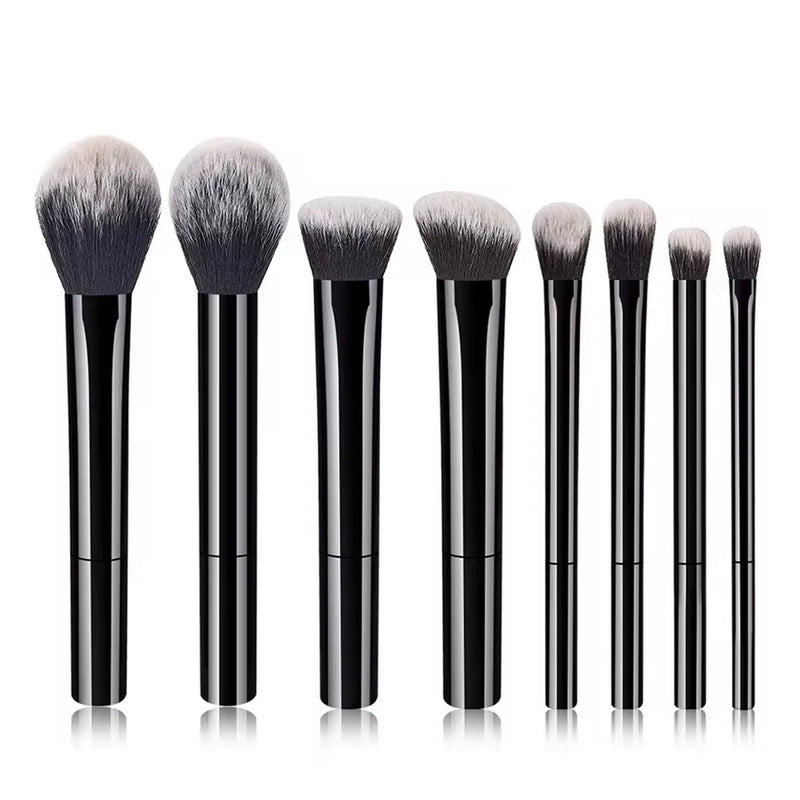 8pcs Makeup Brush Set Pro Easy to Clean,  - Soft, Premium Synthetic Hair, Cruelty-Free, Foundation, Blush, Eyeshadow, Cosmetic