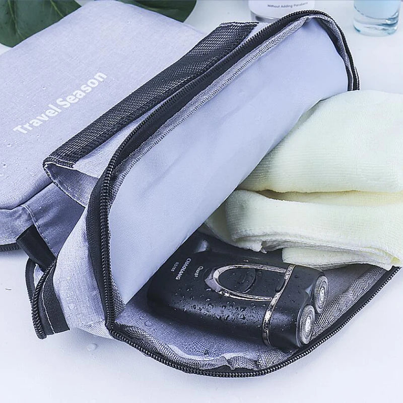 Waterproof Men Hanging Cosmetic Bag Travel Organizer Makeup Bag for Women Necessaries Make Up Case Wet and Dry Wash Toiletry Bag