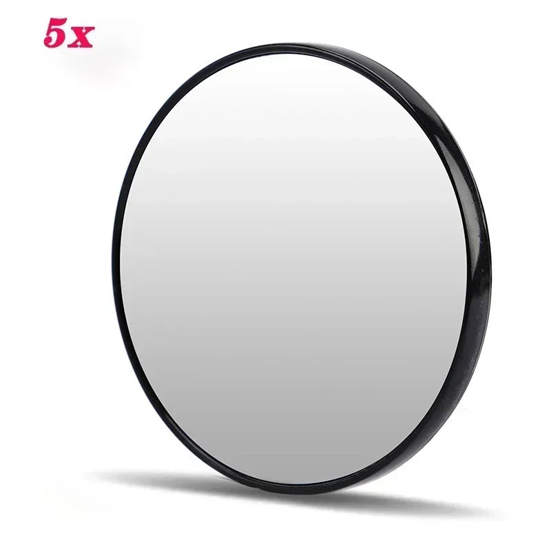 5x/10x/15x Magnification Mirror with Suction Cup Blackhead Magnifying Mirror for Bathroom Portable Makeup Round Mirror