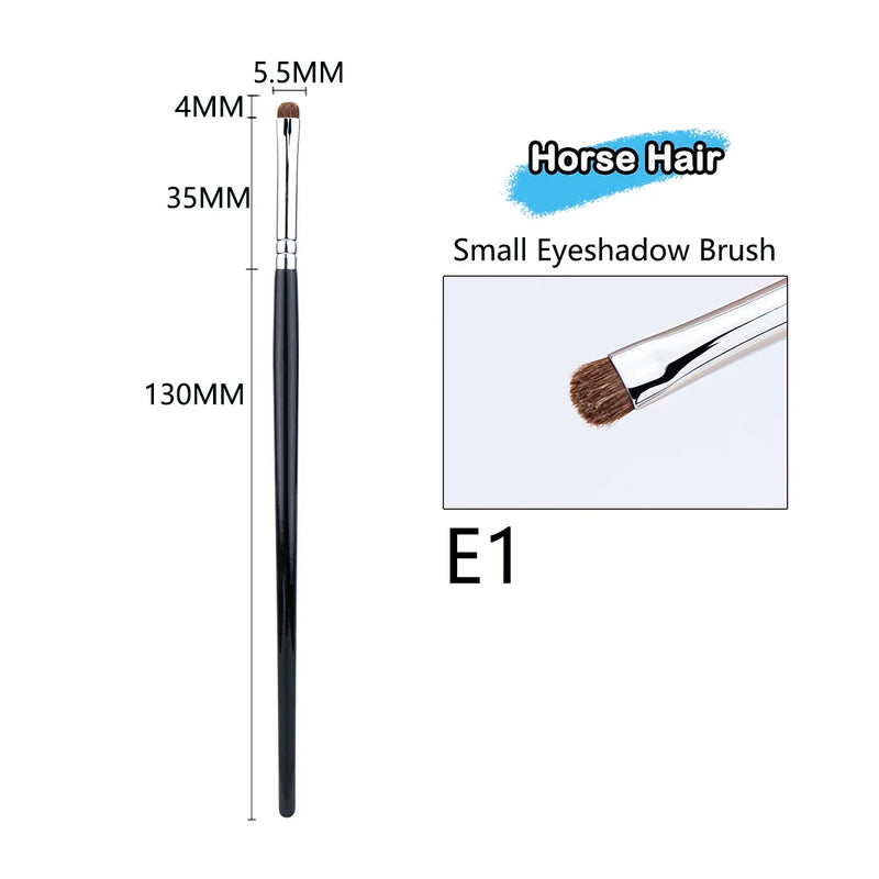Small Smoky Liner Makeup Brushes Eyeliner Smudge Brush Precision Smudge Makeup Brush Horse Hair Eyeshadow Smudge Brush