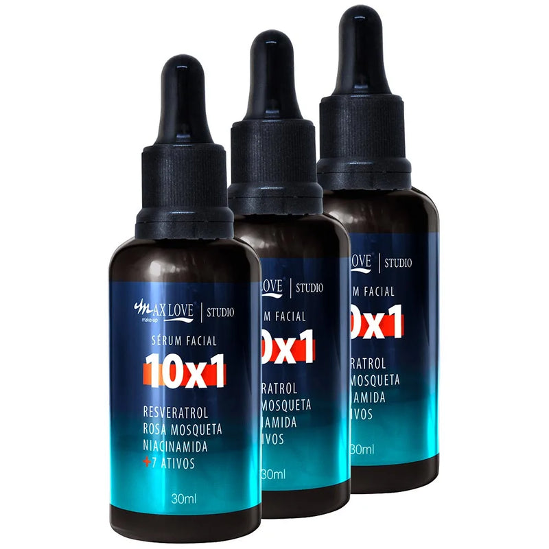 Kit C/3 Serum Facial 10x1 Max Love