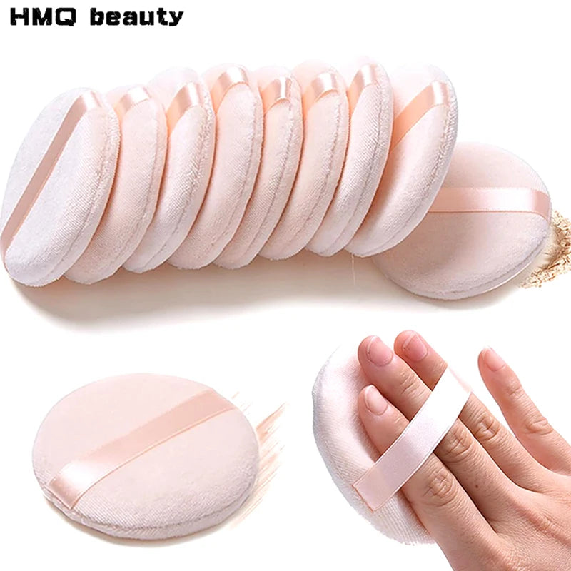 5/10Pcs Round Makeup Sponges Cosmetics Tools Soft Velvet Powder Puff Blender Sponges Facial Foundation Puff  Make Up Accessories