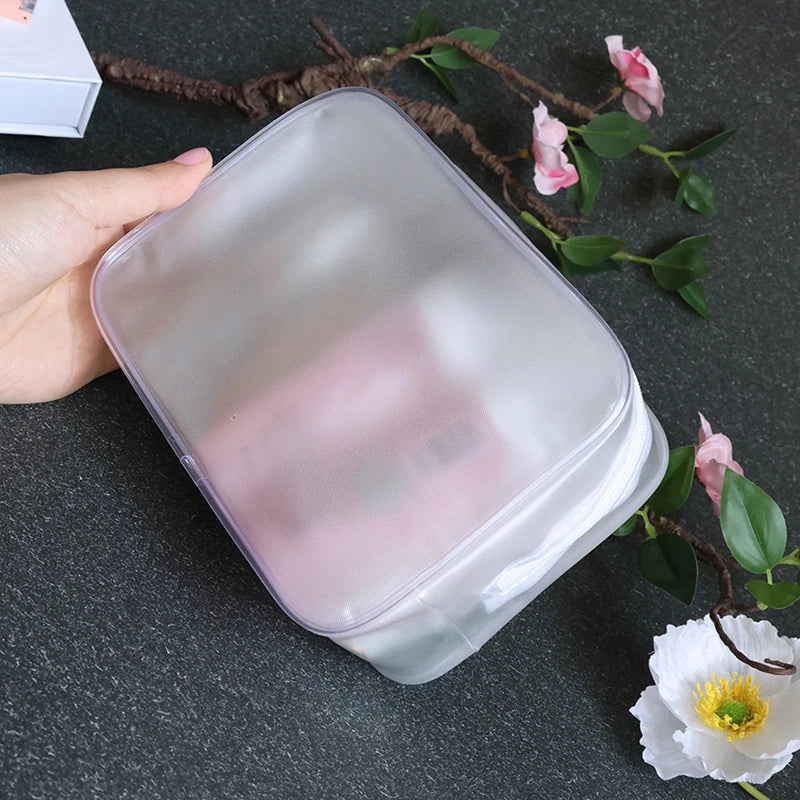Transparent PVC Bags Travel Organizer Clear Makeup Bag Beautician Cosmetic Bag Beauty Case Toiletry Bag Make Up Pouch Wash Bags
