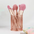 1 metal iron makeup brush storage bucket/office stationery storage basket/stainless steel multi-function storage box