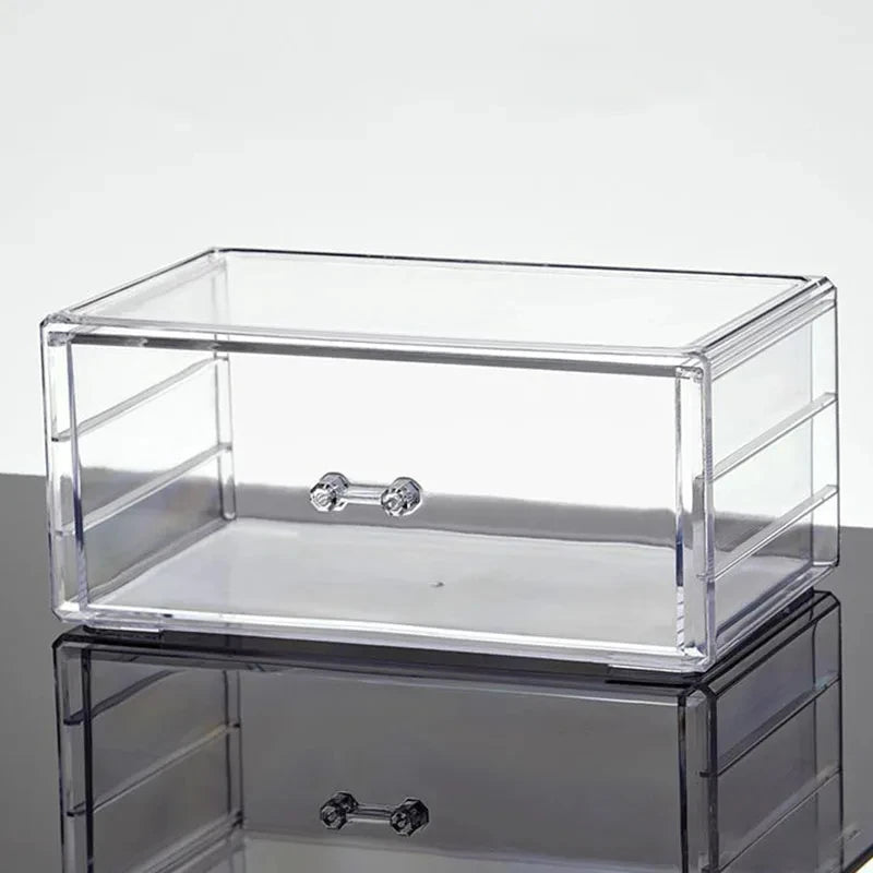 Acrylic Cosmetics Storage Box, Lipstick Storage Box, Desktop Drawer Makeup Storage Rack, Transparent Jewelry Storage Box