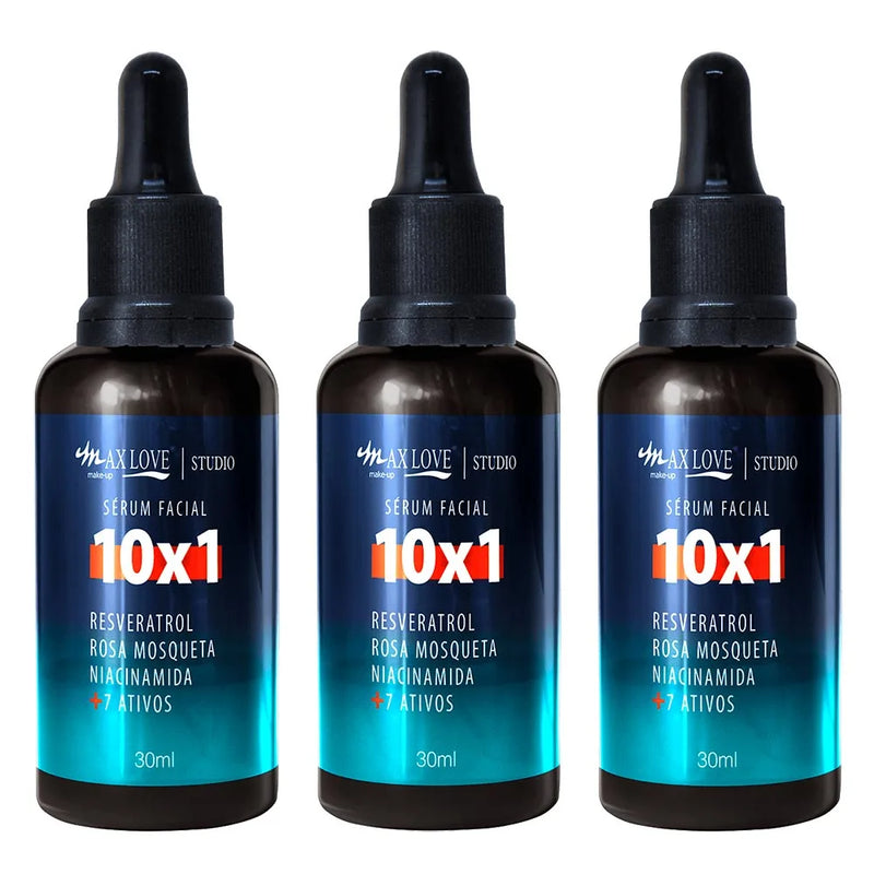 Kit C/3 Serum Facial 10x1 Max Love