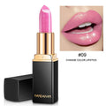 Ariel's Nine-color Transformative Lip Gloss: Sparkling Metallic Pearl Finish, Customizable Golden Hue