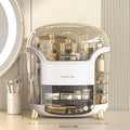 Desktop Makeup Organizer Transparent Jewelry Cosmetic Storage Box Dustproof Large Capacity Makeup Container Jewelry Lipstick Box