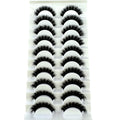 HBZGTLAD New 10 pairs 3D Mink Lashes Faux Mink Fluffy Lash Soft Full Thick Wispy Eyelash Dramatic False Eyelashes Makeup