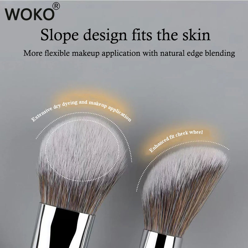 Cream Blush Brush Mimics Fingertip Aplication Stippling Powder Blusher Cream Makeup Brushes Synthetic Hair Blush Make Up Tools