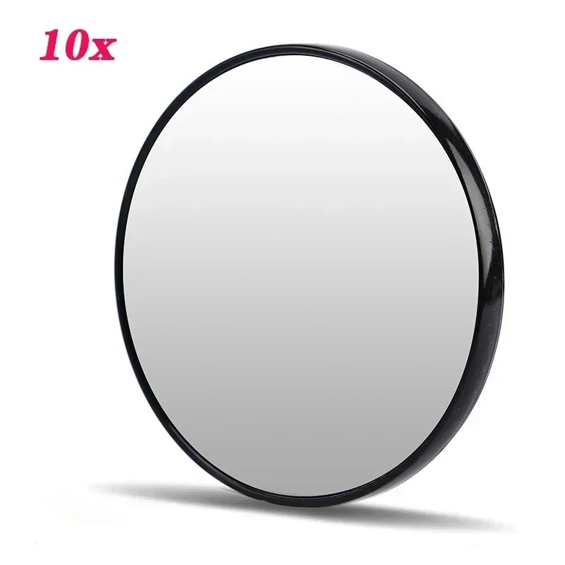 5x/10x/15x Magnification Mirror with Suction Cup Blackhead Magnifying Mirror for Bathroom Portable Makeup Round Mirror