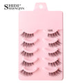 New Half Eyelashes False Lashes 5/10 Pairs 3D Mink Lashes Natural Eyelash Extension Cat Eye Eyelashes Makeup faux Cils maquiagem