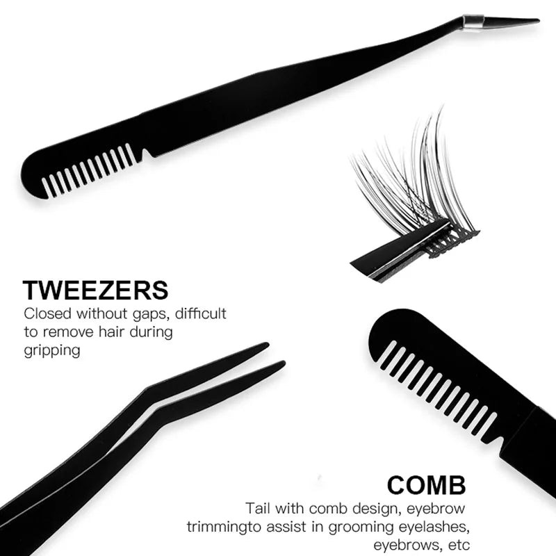 High Quality False Eyelash  Extension Kit Looks Natural DIV 120 Clusters DlY Eye lash For Beauty