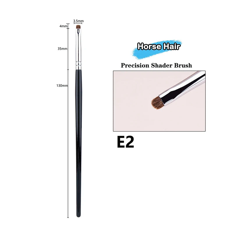 Small Smoky Liner Makeup Brushes Eyeliner Smudge Brush Precision Smudge Makeup Brush Horse Hair Eyeshadow Smudge Brush