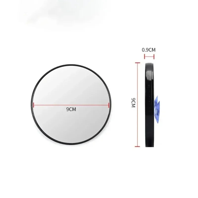 5x/10x/15x Magnification Mirror with Suction Cup Blackhead Magnifying Mirror for Bathroom Portable Makeup Round Mirror