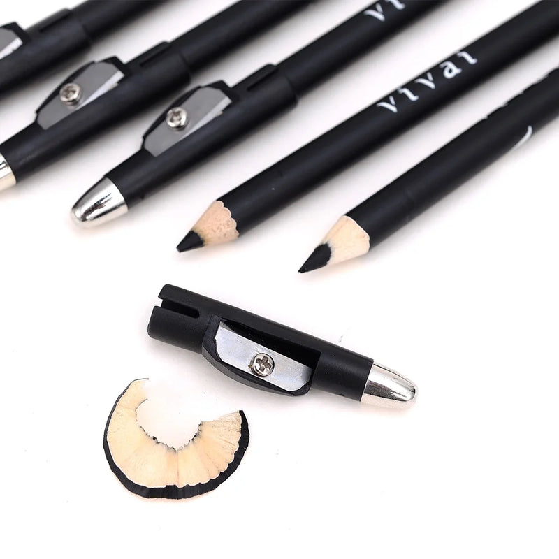 Black Eyeliner Eye Pencil with 2034 Vivai Sharpener