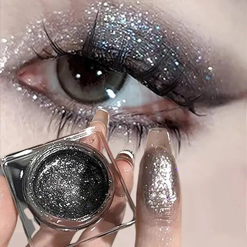 Natural gloss pearlescent matte diamond eyeshadow eye makeup high-end atmosphere