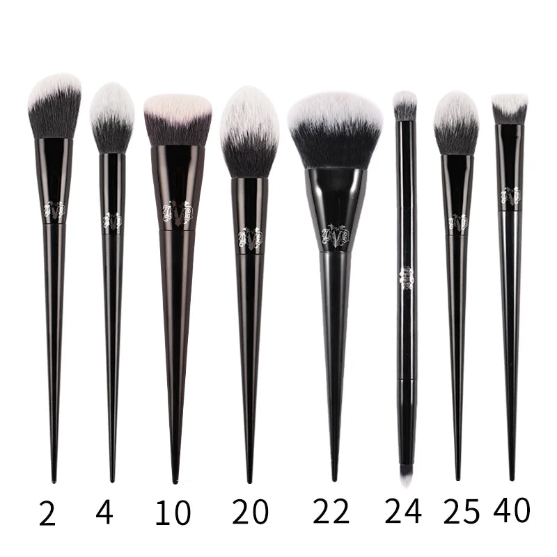 Kat Von D  Makeup Brush Set & Kit Foundation Blush Highlight Concealer Powder Sculpting Eyeshadow Brush KVD Brand Makeup Brush