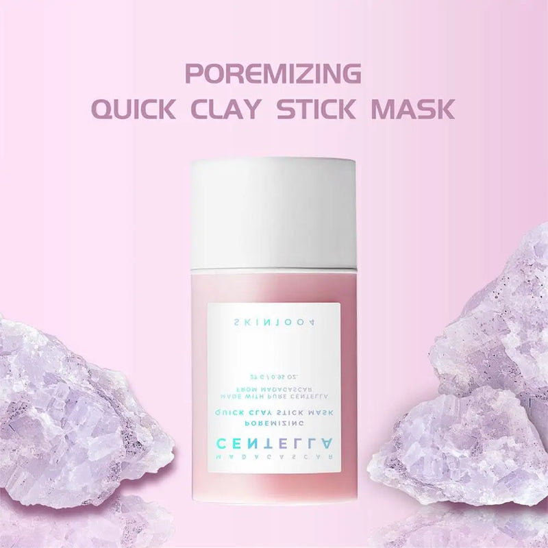Pink Salt Facial Cleansing Mud Stick Soften Old Keratin Clean Pores Skin Softening Moisturizing Improve Skin Texture Solid Mask