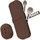 Travel Makeup Brush Holder, Silicone Cosmetic Brushes Bag, Makeup Sponge Case Portable Waterproof Makeup Tools for Women Girls