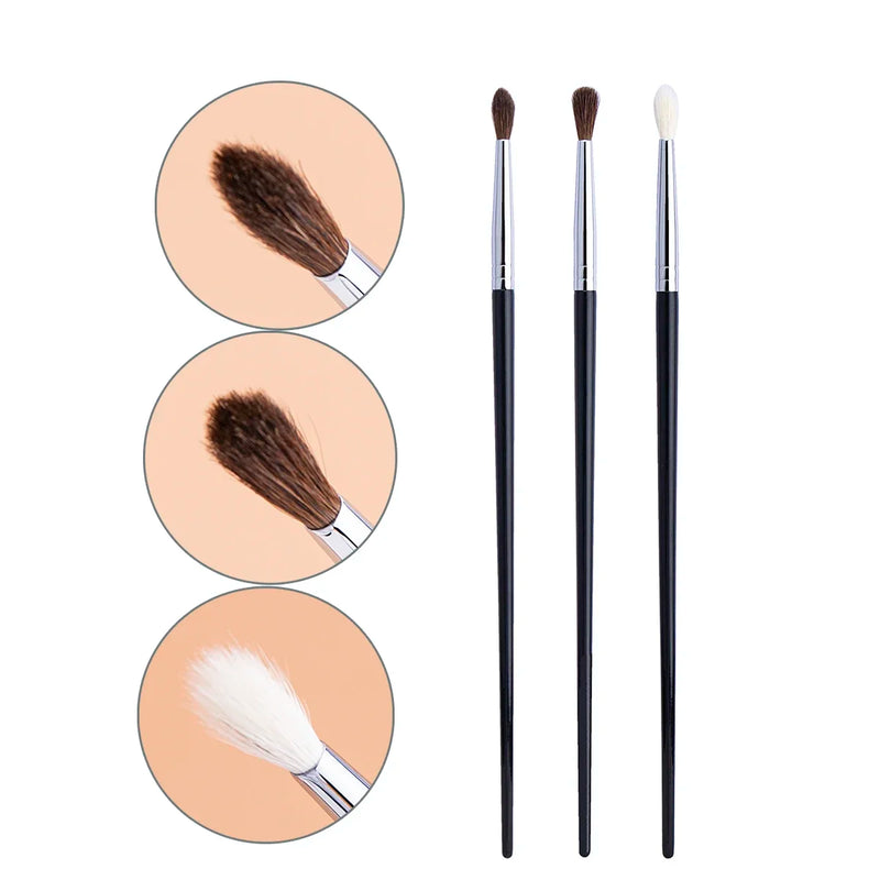 Small Smoky Liner Makeup Brushes Eyeliner Smudge Brush Precision Smudge Makeup Brush Horse Hair Eyeshadow Smudge Brush