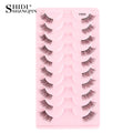 New Half Eyelashes False Lashes 5/10 Pairs 3D Mink Lashes Natural Eyelash Extension Cat Eye Eyelashes Makeup faux Cils maquiagem