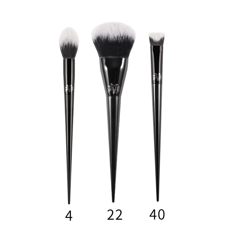 Kat Von D  Makeup Brush Set & Kit Foundation Blush Highlight Concealer Powder Sculpting Eyeshadow Brush KVD Brand Makeup Brush