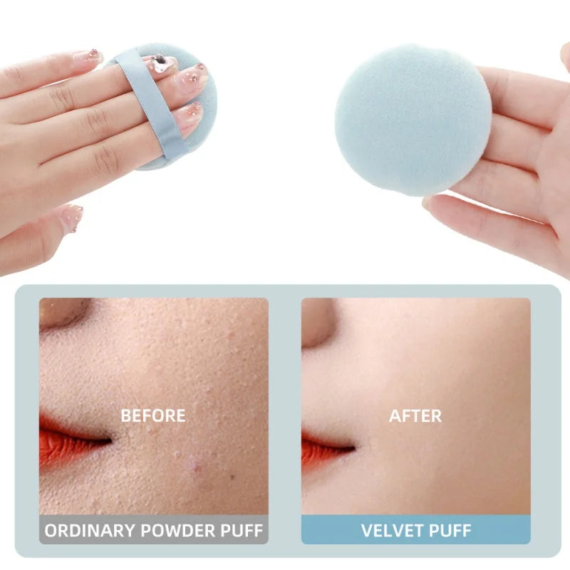 5/10Pcs Round Makeup Sponges Cosmetics Tools Soft Velvet Powder Puff Blender Sponges Facial Foundation Puff  Make Up Accessories