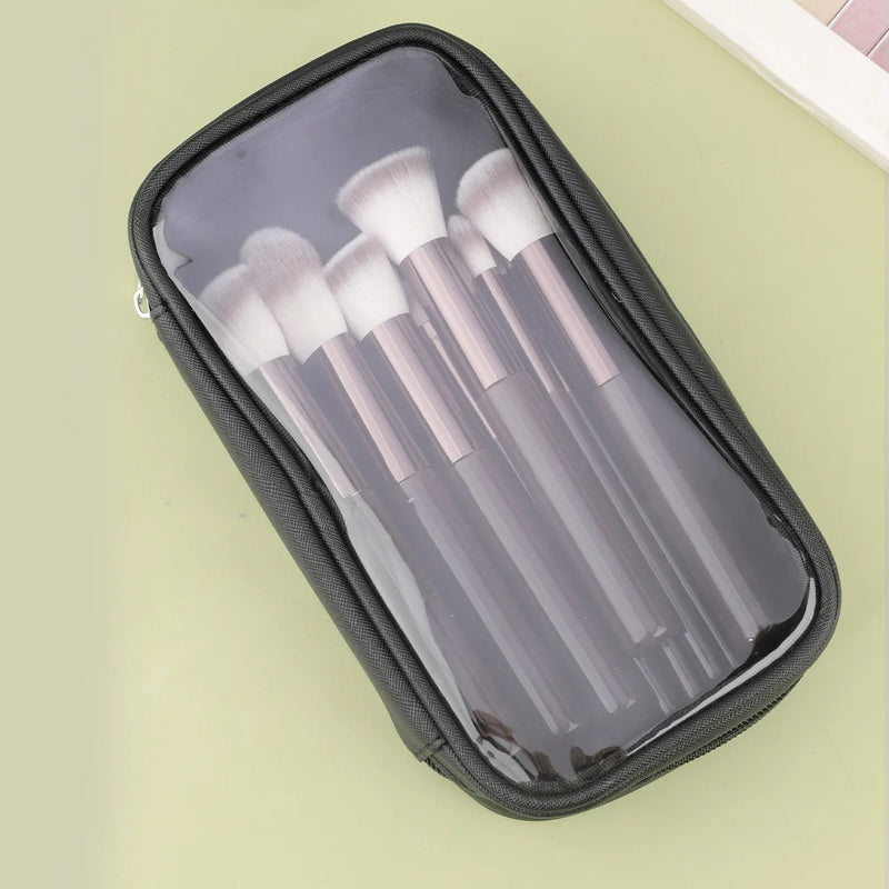 11pcs solid wood handle makeup brush set with Bag three color loose powder brush foundation brush eye shadow brush
