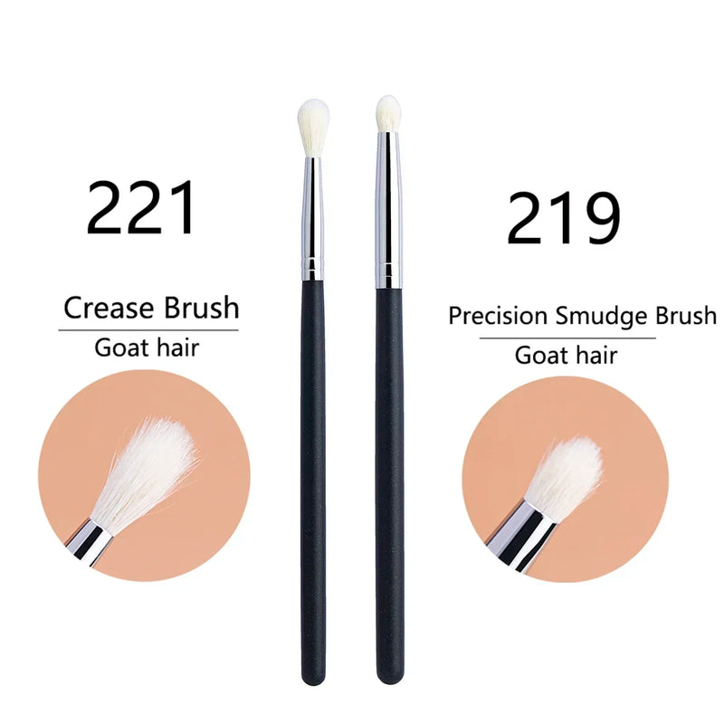 Makeup Eyeshadow Brushes Flat Eye Shadow Shader crease Blending Brushes Goat Hair Eye Shadow Liquid Cream Powder Make Up Tool