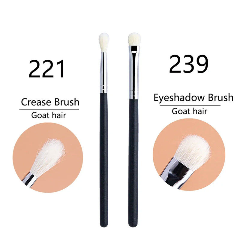 Makeup Eyeshadow Brushes Flat Eye Shadow Shader crease Blending Brushes Goat Hair Eye Shadow Liquid Cream Powder Make Up Tool