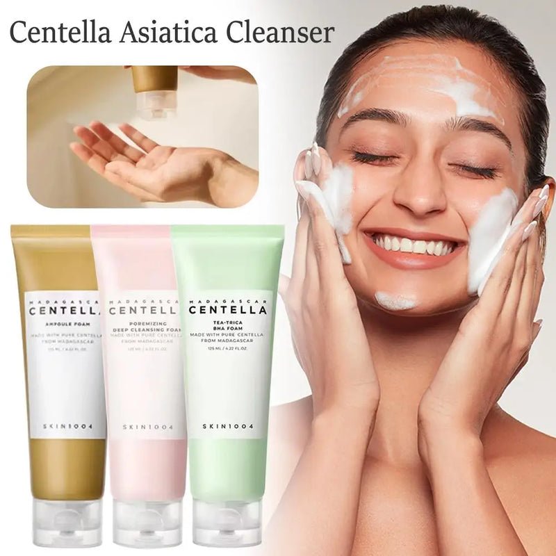 Centella Poremizing Deep Cleansing Foam Oil Control Moisturizing Madagascar Centella Remove Pore-Clogging Skin1004 Skin Care