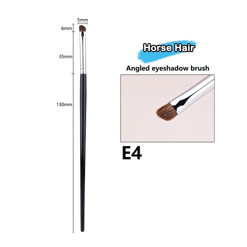 Small Smoky Liner Makeup Brushes Eyeliner Smudge Brush Precision Smudge Makeup Brush Horse Hair Eyeshadow Smudge Brush