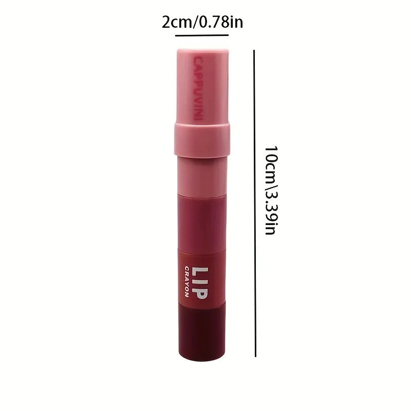 2024 New Lip Glaze Matte Velvet Crayon Lipstick Soft Lip Gloss Cosmetics Lip Tint set
