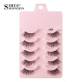 New Half Eyelashes False Lashes 5/10 Pairs 3D Mink Lashes Natural Eyelash Extension Cat Eye Eyelashes Makeup faux Cils maquiagem