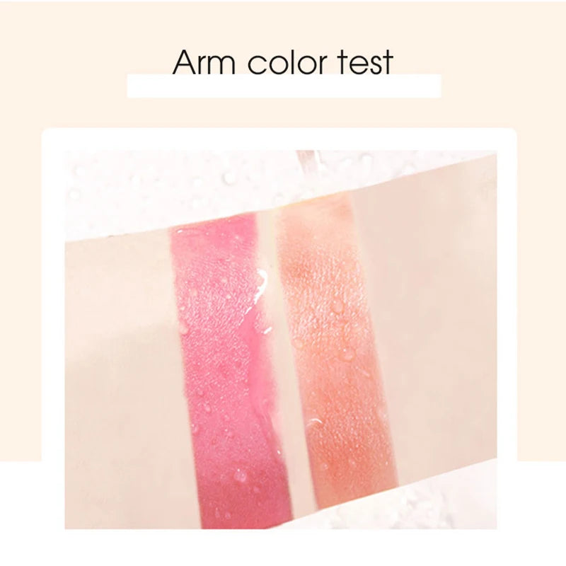 Jelly color-changing lipstick, warm and long-lasting, moisturizing and not easy to stick to the cup of flower lip balm