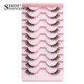 New Half Eyelashes False Lashes 5/10 Pairs 3D Mink Lashes Natural Eyelash Extension Cat Eye Eyelashes Makeup faux Cils maquiagem