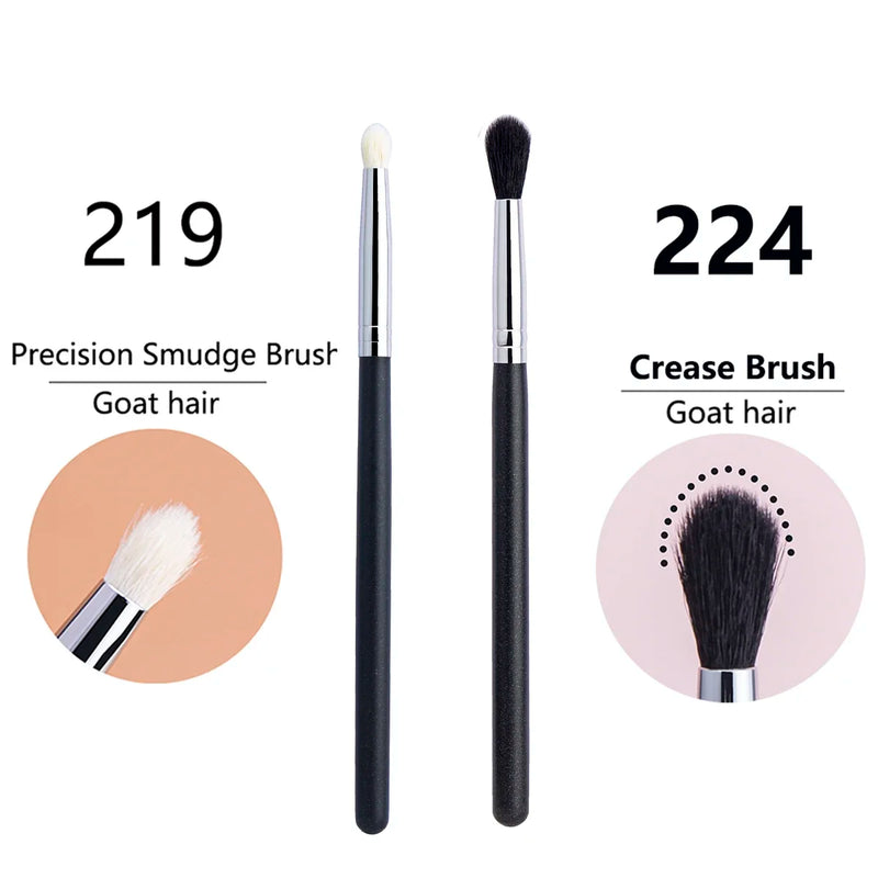 Makeup Eyeshadow Brushes Flat Eye Shadow Shader crease Blending Brushes Goat Hair Eye Shadow Liquid Cream Powder Make Up Tool