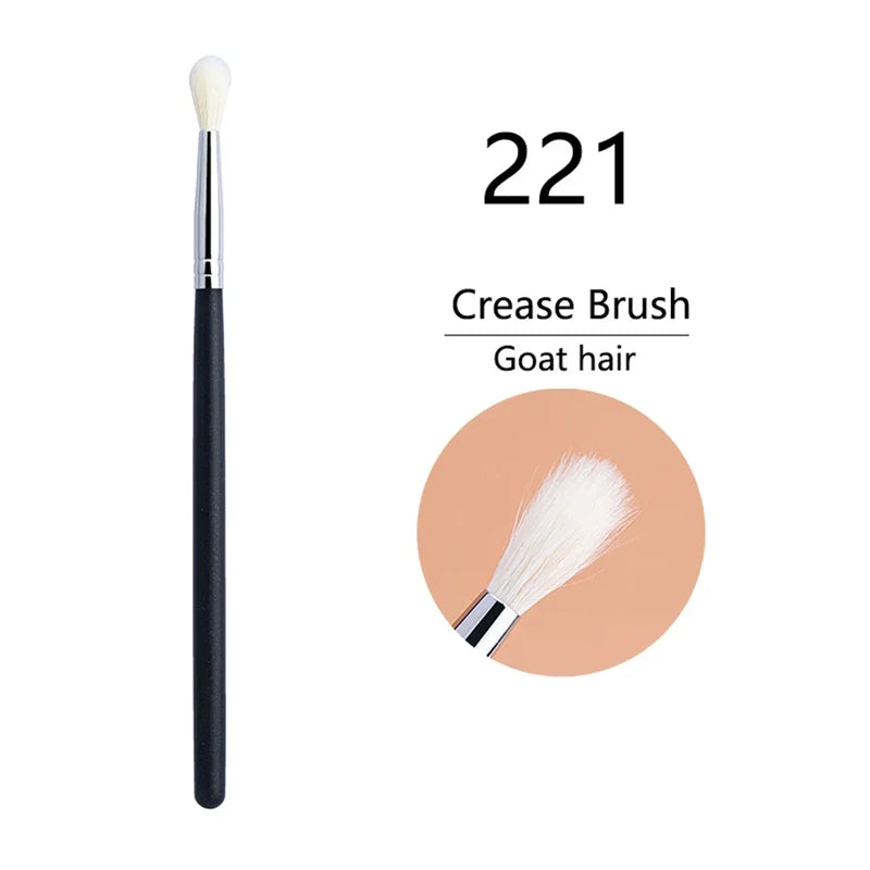 Makeup Eyeshadow Brushes Flat Eye Shadow Shader crease Blending Brushes Goat Hair Eye Shadow Liquid Cream Powder Make Up Tool