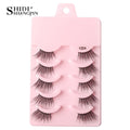 New Half Eyelashes False Lashes 5/10 Pairs 3D Mink Lashes Natural Eyelash Extension Cat Eye Eyelashes Makeup faux Cils maquiagem