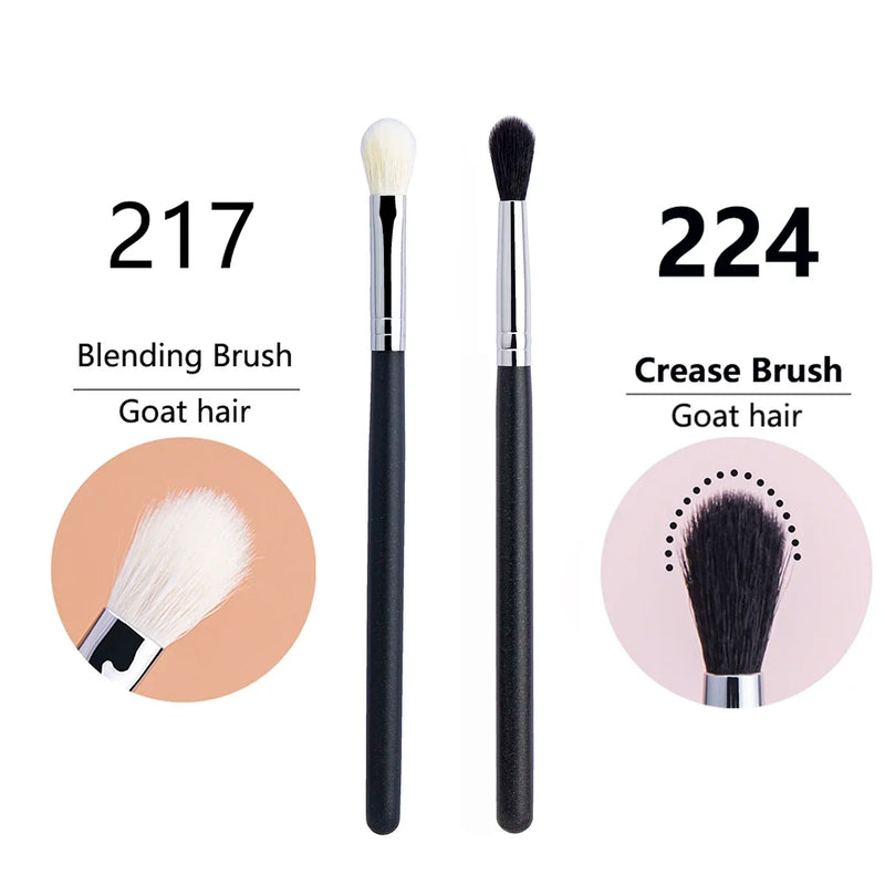 Makeup Eyeshadow Brushes Flat Eye Shadow Shader crease Blending Brushes Goat Hair Eye Shadow Liquid Cream Powder Make Up Tool