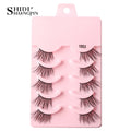 New Half Eyelashes False Lashes 5/10 Pairs 3D Mink Lashes Natural Eyelash Extension Cat Eye Eyelashes Makeup faux Cils maquiagem