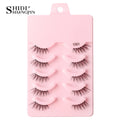New Half Eyelashes False Lashes 5/10 Pairs 3D Mink Lashes Natural Eyelash Extension Cat Eye Eyelashes Makeup faux Cils maquiagem