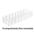 Clear Acrylic Makeup Cosmetics Organizer Storage Box Compact Jewelry and Cosmetic Storage Box for Vanity and Dresser