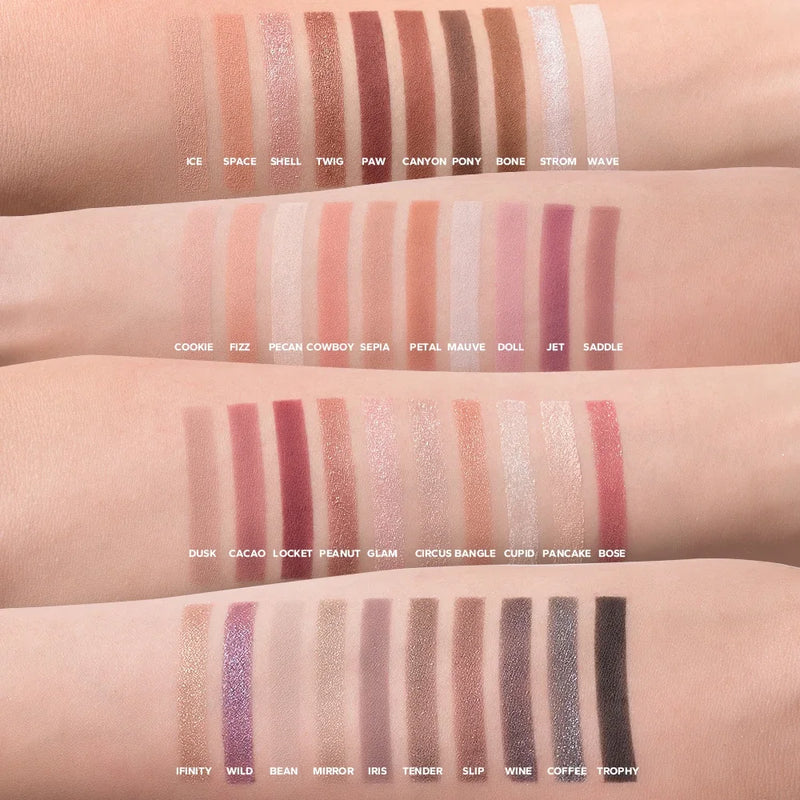 BEAUTY GLAZED NEUTRAL VIBES Matte 40 Colors Highlight Shimmer Eye Shadow Cosmetics Palette Glitter Eyeshadow palette