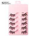 New Half Eyelashes False Lashes 5/10 Pairs 3D Mink Lashes Natural Eyelash Extension Cat Eye Eyelashes Makeup faux Cils maquiagem