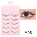 New Manga Lashes Soft Natural Eyelashes Thick False Eyelashes Manga Eyelashes Daily Dating Makeup Eyelashes Lashes Wispy